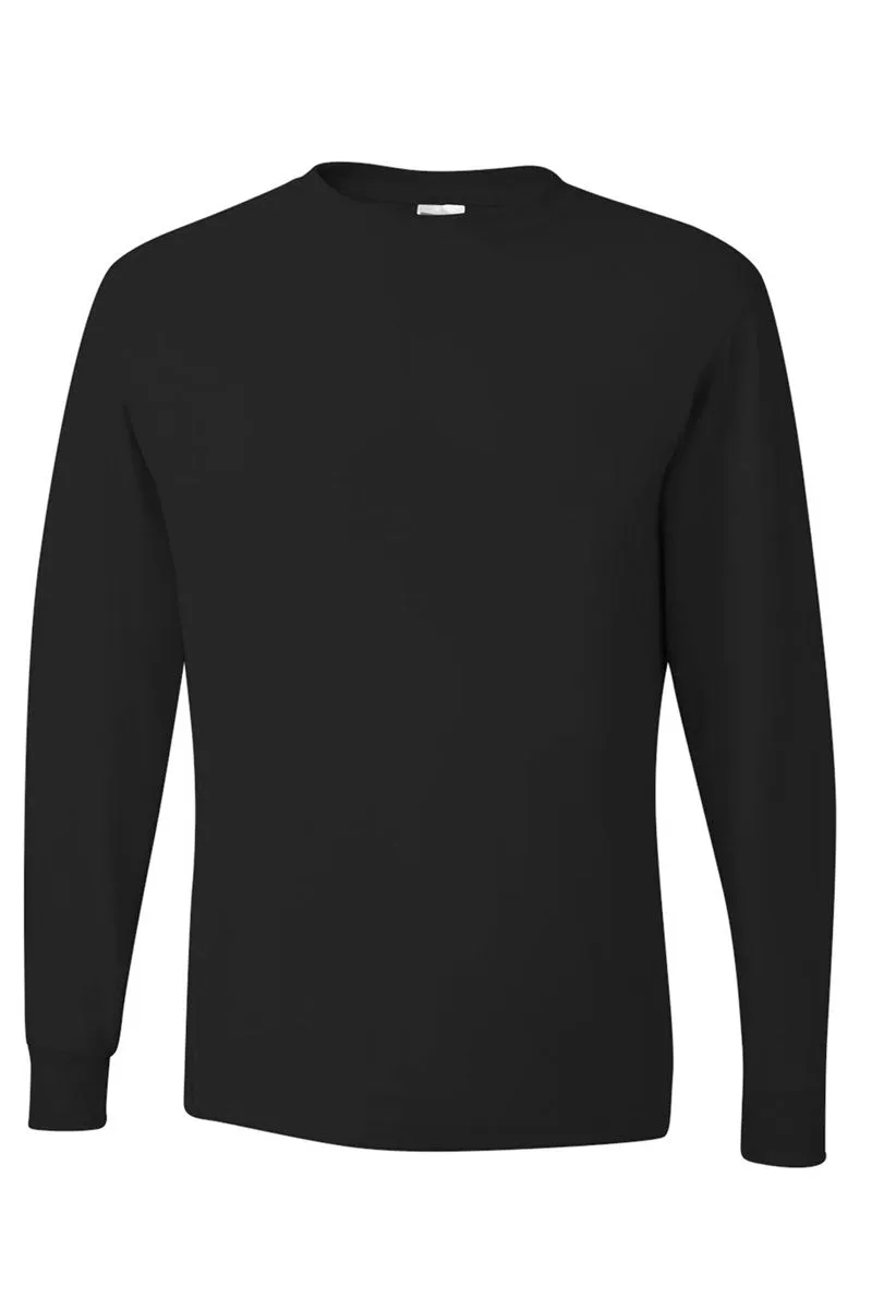 Love More Lavender Puff Vinyl Unisex Dri-Power Long-Sleeve 50/50 Tee